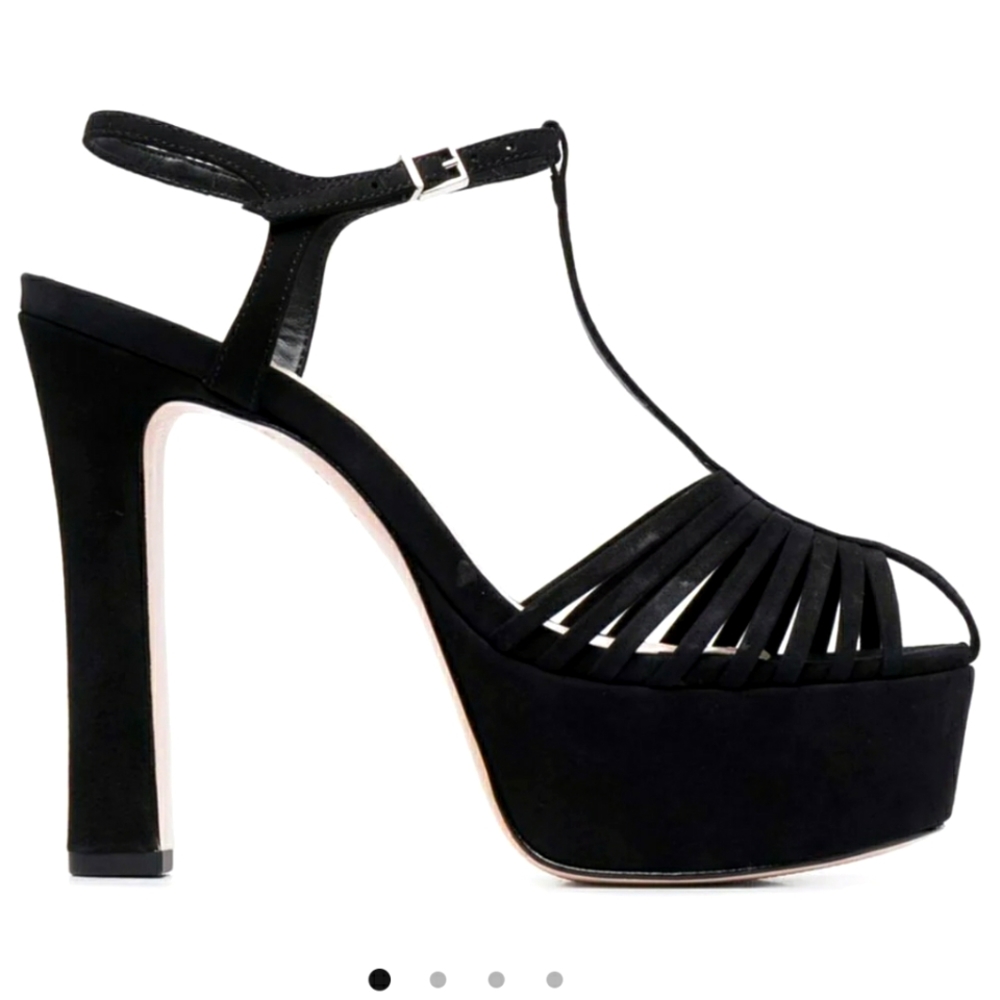 SchutzRoxi suede platform shoes